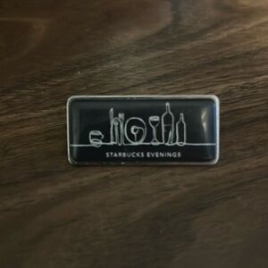 Starbucks evenings pin